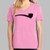 Ladies Core Cotton V Neck Tee Thumbnail