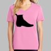 Ladies Core Cotton V Neck Tee Thumbnail