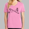 Ladies Core Cotton V Neck Tee Thumbnail