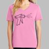 Ladies Core Cotton V Neck Tee Thumbnail