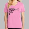 Ladies Core Cotton V Neck Tee Thumbnail