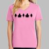 Ladies Core Cotton V Neck Tee Thumbnail