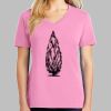 Ladies Core Cotton V Neck Tee Thumbnail