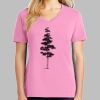 Ladies Core Cotton V Neck Tee Thumbnail