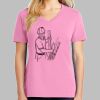 Ladies Core Cotton V Neck Tee Thumbnail
