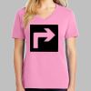 Ladies Core Cotton V Neck Tee Thumbnail
