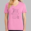 Ladies Core Cotton V Neck Tee Thumbnail