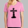 Ladies Core Cotton V Neck Tee Thumbnail