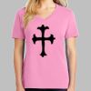 Ladies Core Cotton V Neck Tee Thumbnail