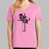 Ladies Core Cotton V Neck Tee Thumbnail