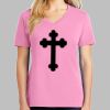 Ladies Core Cotton V Neck Tee Thumbnail