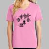 Ladies Core Cotton V Neck Tee Thumbnail