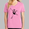Ladies Core Cotton V Neck Tee Thumbnail
