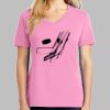 Ladies Core Cotton V Neck Tee Thumbnail