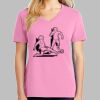Ladies Core Cotton V Neck Tee Thumbnail