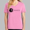 Ladies Core Cotton V Neck Tee Thumbnail
