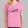 Ladies Core Cotton V Neck Tee Thumbnail
