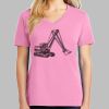 Ladies Core Cotton V Neck Tee Thumbnail