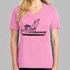 Ladies Core Cotton V Neck Tee Thumbnail