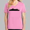 Ladies Core Cotton V Neck Tee Thumbnail