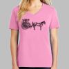 Ladies Core Cotton V Neck Tee Thumbnail