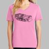 Ladies Core Cotton V Neck Tee Thumbnail