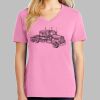 Ladies Core Cotton V Neck Tee Thumbnail