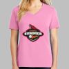 Ladies Core Cotton V Neck Tee Thumbnail