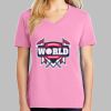 Ladies Core Cotton V Neck Tee Thumbnail