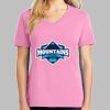 Ladies Core Cotton V Neck Tee Thumbnail