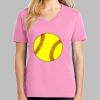 Ladies Core Cotton V Neck Tee Thumbnail