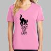 Ladies Core Cotton V Neck Tee Thumbnail