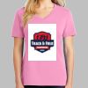 Ladies Core Cotton V Neck Tee Thumbnail