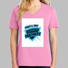 Ladies Core Cotton V Neck Tee Thumbnail
