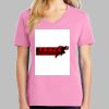 Ladies Core Cotton V Neck Tee Thumbnail