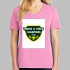 Ladies Core Cotton V Neck Tee Thumbnail