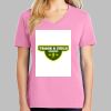 Ladies Core Cotton V Neck Tee Thumbnail