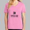 Ladies Core Cotton V Neck Tee Thumbnail