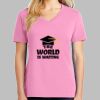 Ladies Core Cotton V Neck Tee Thumbnail