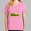Ladies Core Cotton V Neck Tee Thumbnail