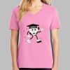 Ladies Core Cotton V Neck Tee Thumbnail