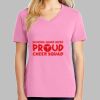 Ladies Core Cotton V Neck Tee Thumbnail