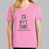 Ladies Core Cotton V Neck Tee Thumbnail