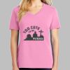Ladies Core Cotton V Neck Tee Thumbnail