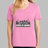 Ladies Core Cotton V Neck Tee Thumbnail