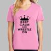 Ladies Core Cotton V Neck Tee Thumbnail