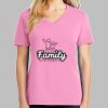 Ladies Core Cotton V Neck Tee Thumbnail