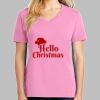 Ladies Core Cotton V Neck Tee Thumbnail