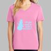 Ladies Core Cotton V Neck Tee Thumbnail