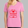 Ladies Core Cotton V Neck Tee Thumbnail